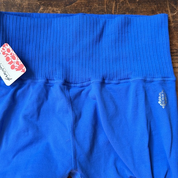 NWT Free People Movement Good Karma Legging Blue Swim Club Medium Large M L NEW - Picture 7 of 8